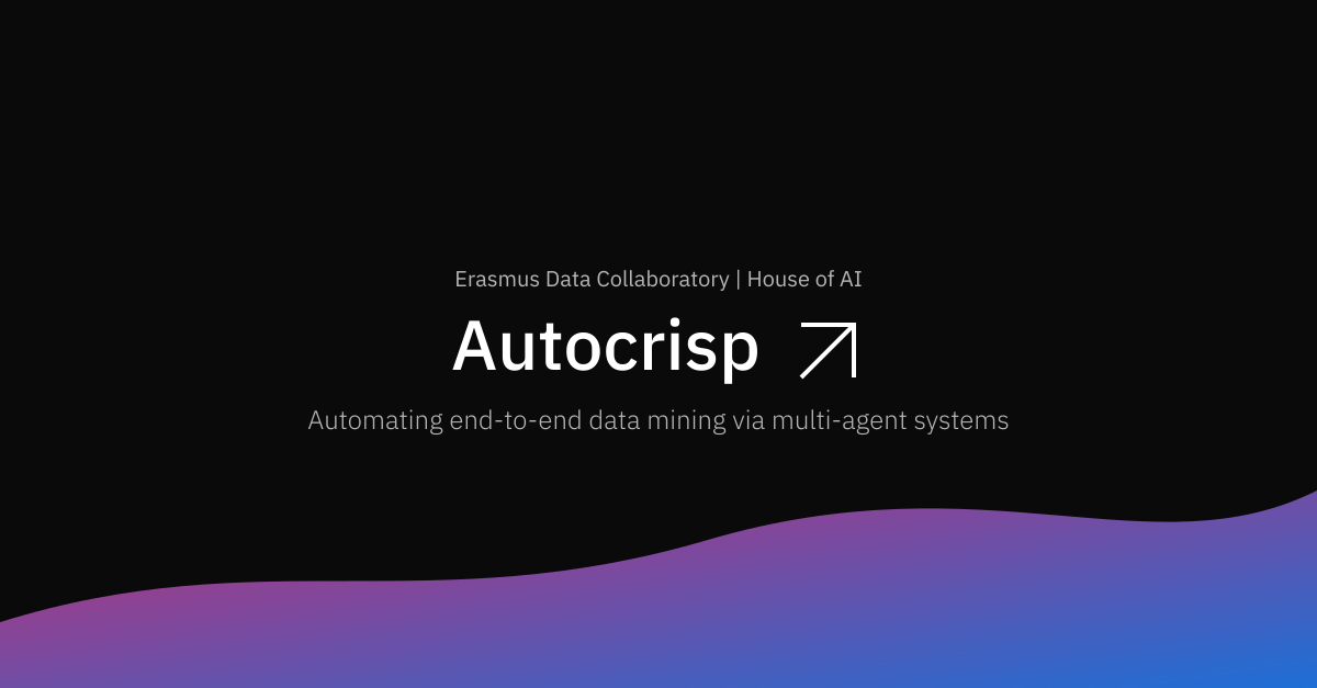 Autocrisp projectcover voor het Erasmus Centre for Data Analytics